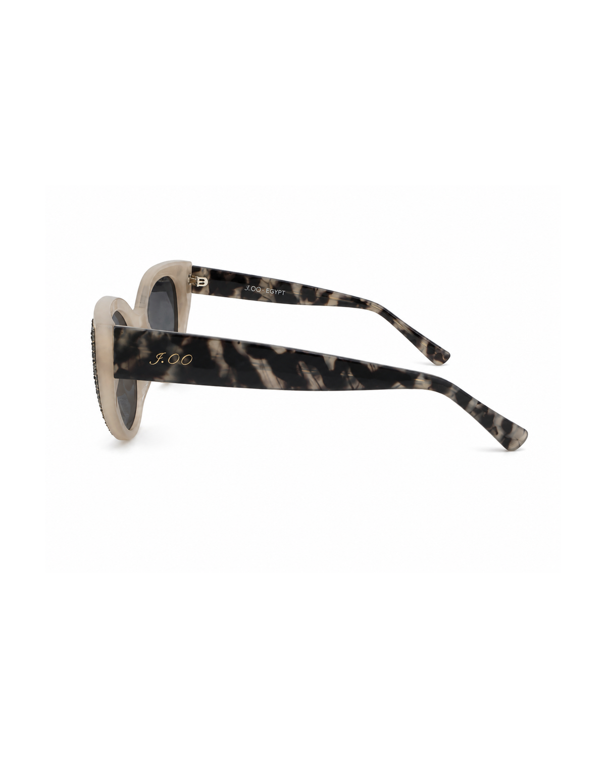 Side Crystal Cat-Eye